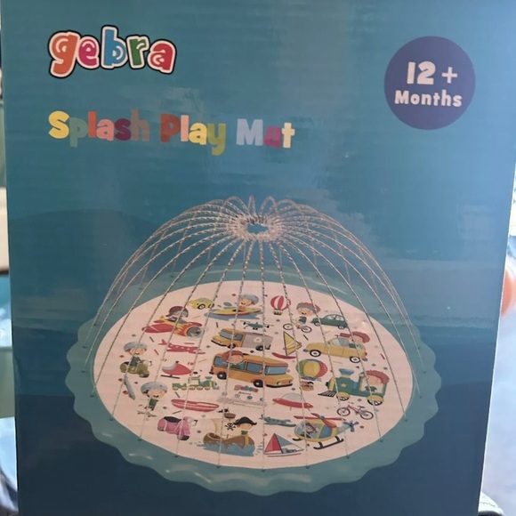 Splash Pad Mat Sprinkler Water Inflatable Pool car,plane,ship this item is new - Picture 3 of 4